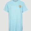 ONeill Fairwater Long T-Shirt | Blue Topaz -ONeill Fashion Shop 1850084 15044 10 PACK