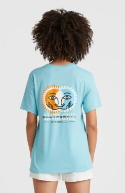 ONeill Seamount T-Shirt | Blue Topaz -ONeill Fashion Shop 1850085 15044 03 MODEL