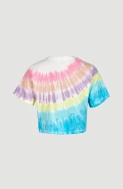 ONeill Women Of The Wave Cropped T-Shirt | Blue Tie Dye -ONeill Fashion Shop 1850087 35046 11 PACK