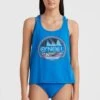 ONeill Connective Graphic Tanktop | Princess Blue -ONeill Fashion Shop 1850088 15045 01 MODEL