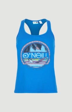 ONeill Connective Graphic Tanktop | Princess Blue -ONeill Fashion Shop 1850088 15045 10 PACK