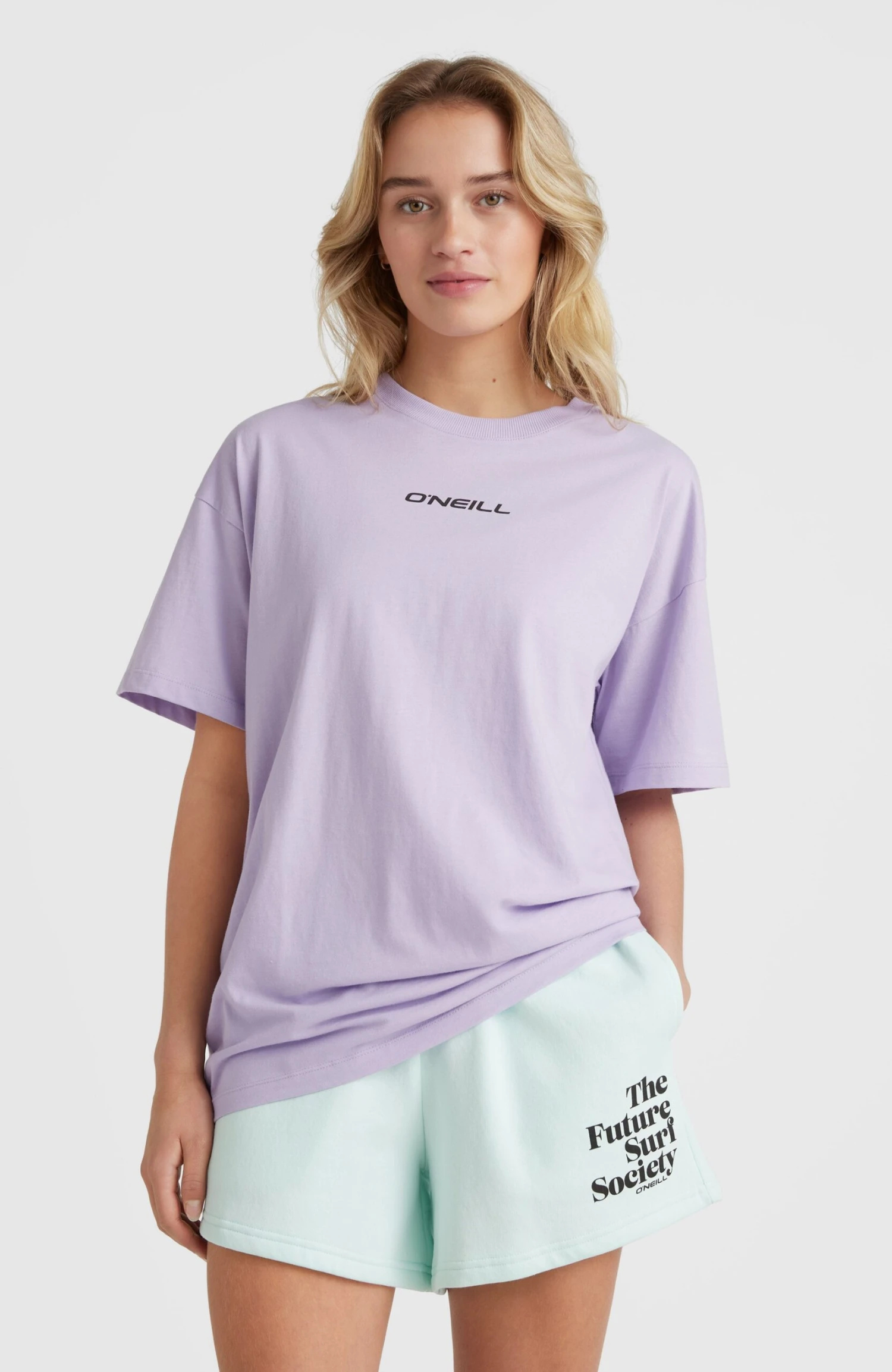 ONeill Future Surf Loose Long T-Shirt | Purple Rose 3 ONeill Future Surf Loose Long T-Shirt | Purple Rose