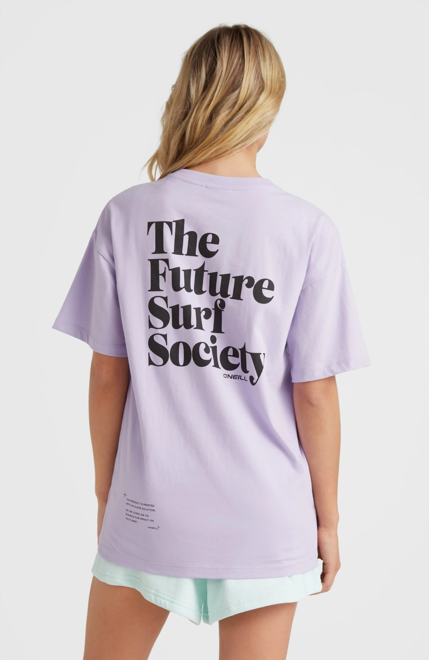 ONeill Future Surf Loose Long T-Shirt | Purple Rose 5 ONeill Future Surf Loose Long T-Shirt | Purple Rose - Image 3