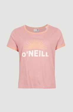 ONeill Marri Ringer T-Shirt | Ash Rose -ONeill Fashion Shop 1850098 14023 10 PACK