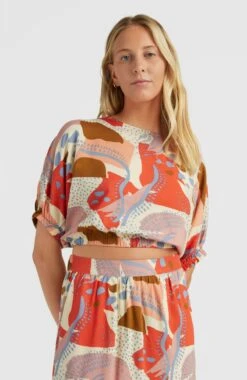 ONeill Tidda Woven Top | Patchwork Print