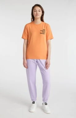 ONeill Future Surf Society T-Shirt | Giorgia Peach -ONeill Fashion Shop 1850128 12524 04 MODEL
