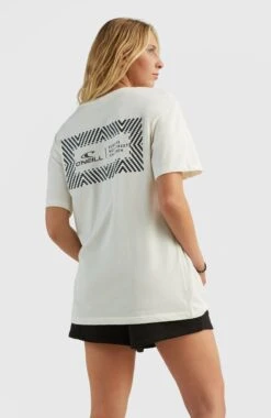 ONeill Surfers Not Street Children Loose Long T-Shirt | Snow White -ONeill Fashion Shop 1850131 11010 03 MODEL
