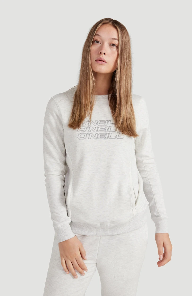 ONeill O'Neill Triple Stack Crew Sweatshirt | White Melee 3 ONeill O'Neill Triple Stack Crew Sweatshirt | White Melee