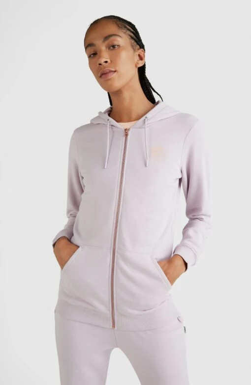 ONeill Circle Surfer Hoodie Jacket | Lavendar Frost 3 ONeill Circle Surfer Hoodie Jacket | Lavendar Frost -ONeill Fashion Shop N1750001 14511 01 MODEL