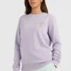 ONeill Circle Surfer Crew Sweatshirt | Purple Rose 1 ONeill Circle Surfer Crew Sweatshirt | Purple Rose -ONeill Fashion Shop N1750002 14513 01 MODEL