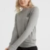 ONeill Circle Surfer Crew Sweatshirt | Silver Melee -ONeill Fashion Shop N1750002 18013 01 MODEL