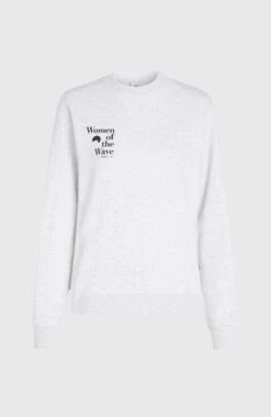 ONeill Women Of The Wave Crew Sweatshirt | White Melange