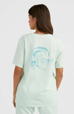 ONeill Circle Surfer T-Shirt | Soothing Sea -ONeill Fashion Shop N1850001 15035 03 MODEL